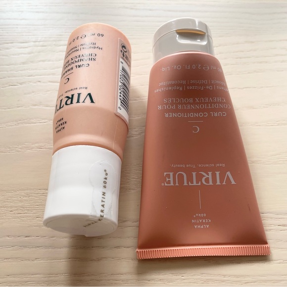 NWT Virtue Curl Shampoo & Conditioner Travel Size - Picture 6 of 8